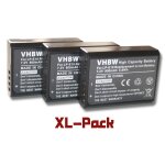 Vhbw 3x batteries compatible avec canon eos kiss x50, kiss x70 appareil photo, reflex num�rique (800mah, ...