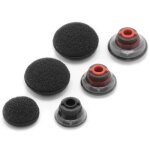 3 x ecouteurs en silicone & mousse embouts d'oreilles pour plantronics voyager 5200, 5210, 5220 casque ...