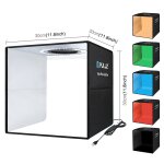 30 cm boîte studio - boîte à lumière pliable de 25cm, mini boîte à lumière de studio photo, kits de tente ... 30 cm boîte studio - boîte à lumière pliable de 25cm, mini boîte à lumière de studio photo, kits de tente ...