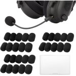 30 pcs bonnette micro pour micro - cravates, mousse micro, mousse micro casque, mini microphone casque ...