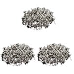 300pcs vis de pickguard pour guitare strat / tele electric guitar bass argent