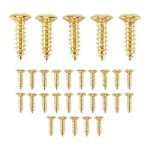 30pcs new gold pickguard screws for fender strat / tele electric guitar bass jn