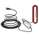 320cm de longueur mini dash cam hardwire kit pour dash camera12v - 24v a 5v / 2. 5a chargeur de camra ...