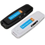 32gb usb stylo disque flash lecteur audio num�rique enregistreur vocal - noir. [v119]