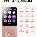 32go lecteur mp3 bluetooth 5. 3 avec haut - parleur lecteur musical sans perte hifi 70h ultra - longue ...