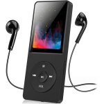 32go lecteur mp3 bluetooth, baladeur mp3 sport musique sans perte hifi portable haut - parleur hd int�gr�, ...