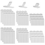 36 paires bandes adh�sives amovibles r�sistantes � l'eau et sans dommage rubans de montage � boucle � ...