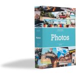 361558 fotoalbum pixx - album pour 200 photos 10x15 cm, avec pochettes transparentes