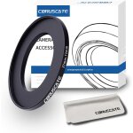 37mm a 72mm bague d'adaptation d'objectif de, compatible tous les objectifs de 37mm a filtre uv nd cpl ...