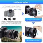 39mm pare - soleil d'objectif d'appareil photo de, compatible avec toutes les marques d'objectifs de ...