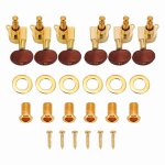 3l3r tuning pegs locking tuners mcaniques ttes pour guitare electrique acoustique (or)