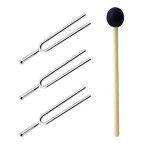 3pack a440hz diapason - standard a 440 hz instrument de musique accordeur de guitare violon avec marteau ...
