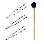 3pack a440hz diapason - standard a 440 hz instrument de musique accordeur de guitare violon avec marteau ...