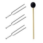 3pack a440hz diapason - standard a 440 hz instrument de musique accordeur de guitare violon avec silicone ...