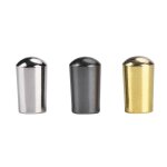 3pcs 3 voies interrupteur a bascule bouton capuchon pour guitare electrique lp (argent, noir, or, 3, ...