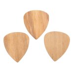 3pcs acoustique m�diator remplacement antid�rapant guitare m�diators en bois pi�ces d'instrument de musique ...