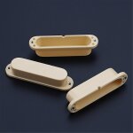 3pcs crème sans trou fermé simple bobine micro housses pour guitare electrique de style strat 3pcs crème sans trou fermé simple bobine micro housses pour guitare electrique de style strat