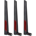 3pcs dual band wifi antennas, 8dbi high gain antenna, indoor sma connector, amplifier adapter modem network ...