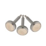 3pcs euphonium valve bouton doigt bouton laiton nickelé pièce de rechange 3pcs euphonium valve bouton doigt bouton laiton nickelé pièce de rechange