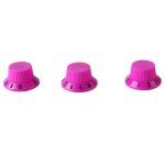 3pcs guitare bouton de contr�le en plastique guitare electrique haut de forme volume contr�le tonalit� ...