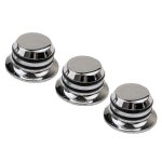 3pcs guitare métal top hat tone tuning boutons pour fender electric guitar jazz bass lp st chrome 3pcs guitare métal top hat tone tuning boutons pour fender electric guitar jazz bass lp st chrome