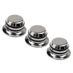 3pcs guitare métal top hat tone tuning boutons pour fender electric guitar jazz bass lp st chrome 3pcs guitare métal top hat tone tuning boutons pour fender electric guitar jazz bass lp st chrome