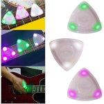 3pcs light up m�diators de guitare, m�diator de guitare m�diators acoustique led m�diators de guitare ...