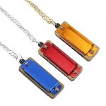 3pcs mini harmonica cl� de c, 4 trous 8 tons harmonica
