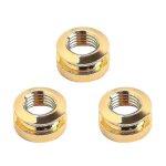 3pcs / pack cuivre endpin strap buttons or pour les pices de basse de guitare