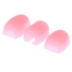 3pcs rose 10x28 mm - coussin repose - pouce pour saxophone, ensemble de coussinets de protection des ...
