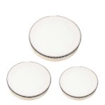 3pcs tambourin tambourin tambours a main bois tambour a main instrument de percussion de tambourin