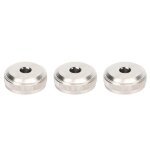 3pcs trompette bouchon de valve métal argent vis piston pour trompette remplacement instrument de musique ... 3pcs trompette bouchon de valve métal argent vis piston pour trompette remplacement instrument de musique ...