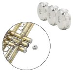 3pcs trompette clé buttom piston valve cap vis cuivre accessoires pièce 3pcs trompette clé buttom piston valve cap vis cuivre accessoires pièce