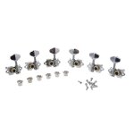 3r 3l pour m�caniques de cheville d'accordage de guitare de guitare de cordage ouvert