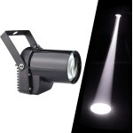 3w blanc projecteur pour boule a facettes lumiere pour boule a facette avec moteur, boule a facette scene ...