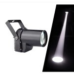 3w blanc projecteur pour boule  facettes lumiere pour boule a facette avec moteur, boule  facette scene ...