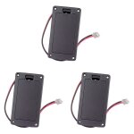 3x 9v plat guitare ramassage actif couvercle de la batterie boîte de maintien de la batterie etui de ... 3x 9v plat guitare ramassage actif couvercle de la batterie boîte de maintien de la batterie etui de ...