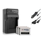 3x batteries + chargeur (auto / secteur) np - by1 npby1 pour sony hd action cam mini az1 avec wi - fi ...