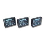 3x batterie li - ion intensilo 890mah (3. 6v) pour appareil photo, cam�scope panasonic lumix fmc - zs7, ...