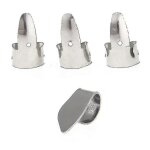 3x m�tal ukul�l� banjo guitare finger picks 1x thumb pick plectres