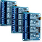 3x module de relais 4 canaux - lot de modules 5v - carte avec optocoupleur pour microcontr�leur compatible ...