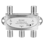 4 en 1 4x1 diseqc 4 voies large bande commutateur ds - 04c isolation eleve allergique 4 plats satellite ...