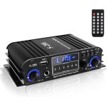 4. 1 canaux amplificateur audio, amplificateur bluetooth 5. 0 50wx4 + caisson de basses actif, amplificateur ...