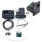 4 bandes prampli egaliseur accordeur pizo micro ecran lcd pour guitares acoustiques