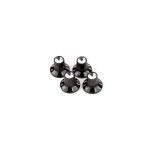 4 boutons ampli fender push - on a jupe noire / argent�e