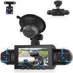4 canaux dashcam voiture 360, 4 cam�ra 1080p avant et arri�re gauche droite, 3  dash cam�ra 8 ir vision ...
