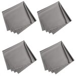 4 chiffons de nettoyage en kit 40, 6 * 40, 6 cm gris lavable pour ecran smartphone ipad caméra appareil ... 4 chiffons de nettoyage en kit 40, 6 * 40, 6 cm gris lavable pour ecran smartphone ipad caméra appareil ...