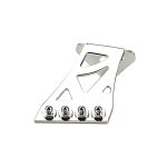 4 cordes banjo cordier pour accessoire de remplacement de guitare, argent