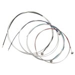4 / 4 cordes de violon noyau en acier a cordes d'argent universelles (gdae) avec rotule nickel�e pour ...