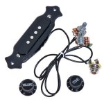 4 ensembles pre - cable boite a cigares guitare pick - up avec volume et ton pour electrique